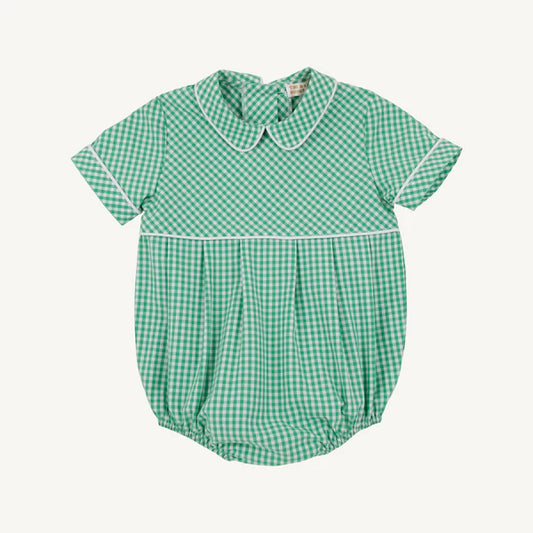 BRADOFRD BUBBLE - GIBSON ISLAND GREEN MINI GINGHAM