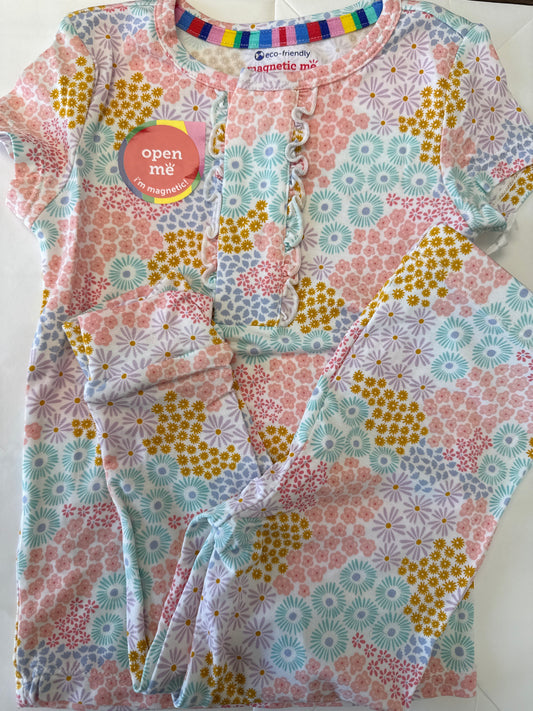 HARPER MAGNETIC LONG PANT RUFFLE PJS