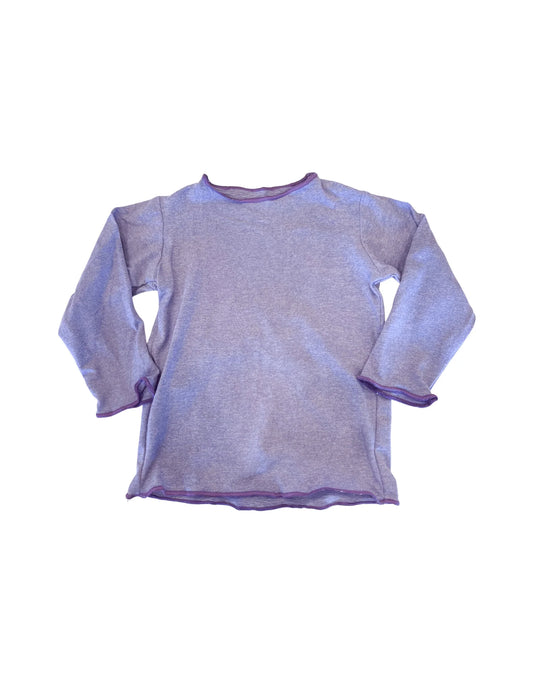LILAC LETTUCE EDGE LONG SLEEVE