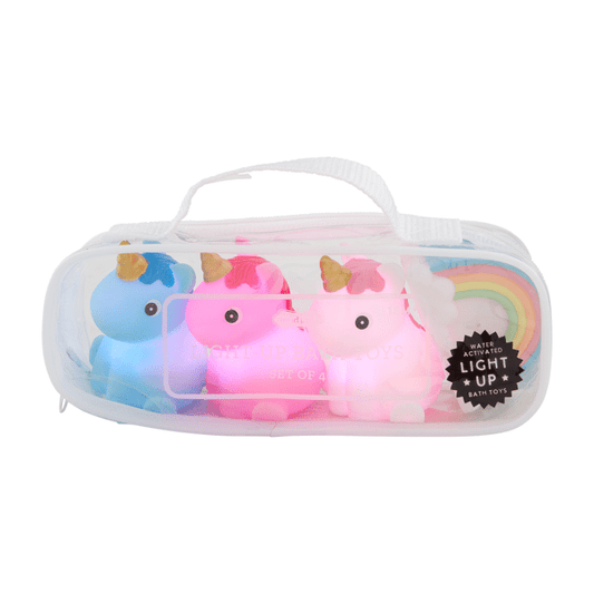 UNICORN LIGHT UP BATH TOYS