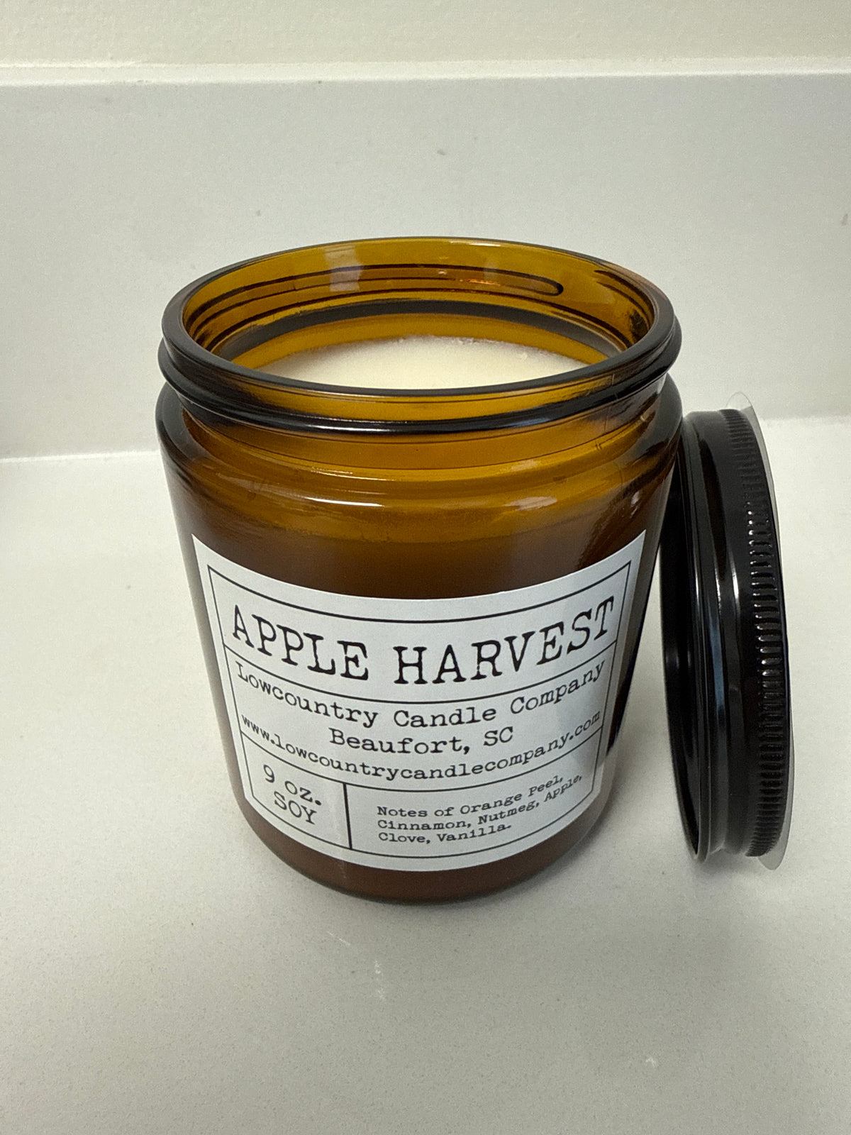 APPLE HARVEST AMBER JAR 90Z