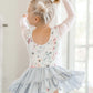 FARRAH LONG SLEEVE LEOTARD - SOFT STEMS
