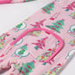 FALLON FOOTIE PAJAMAS - CHRISTMAS COLORING CONTEST/WINTER PARK PINK