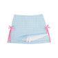 CLAYS CLUB SKORT WOVEN YARN - SUNRISE BLVD BLUE/TURKS TEAL/HAMPTONS HOT PINK