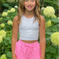 BUTTERFLY SHORTS - COTTON CANDY PINK