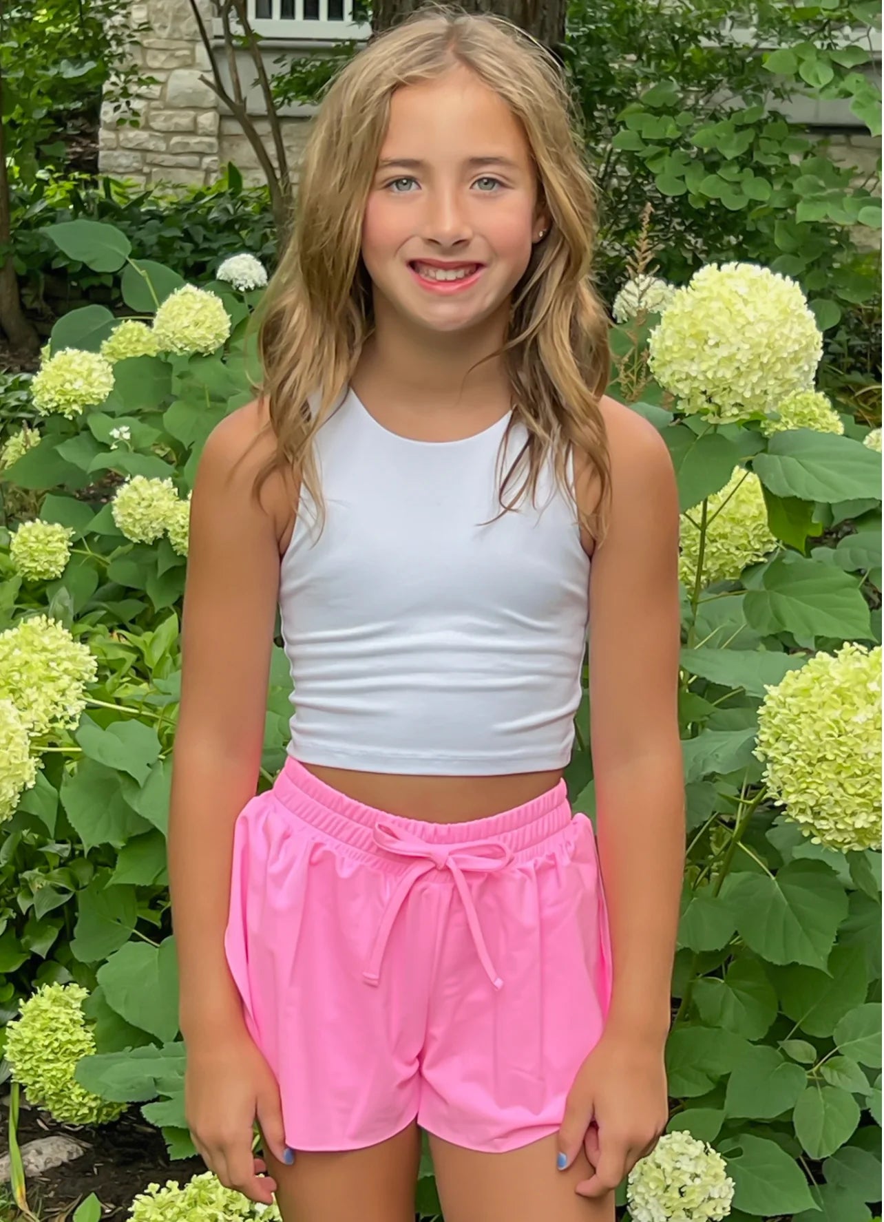 BUTTERFLY SHORTS - COTTON CANDY PINK