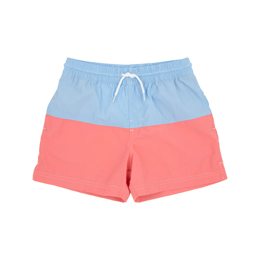 COUNTRY CLUB COLORLOCK TRUNK - BEALE STREET BLUE/PARROT CAY CORAL