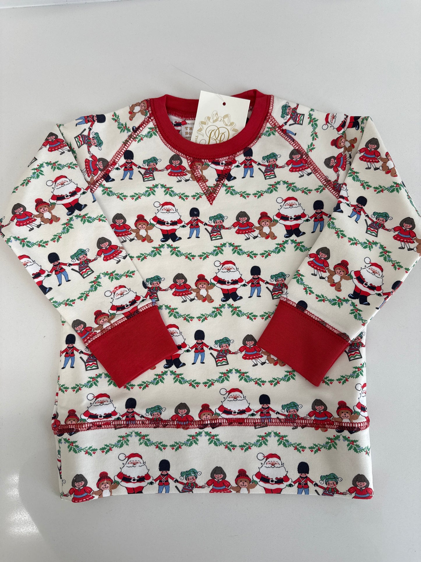 CASSIDY COMFY CREWNECK - TOYING AROUND WITH RICHMOND RED