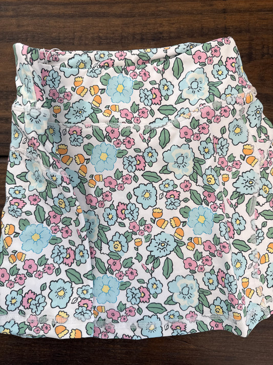 AQUA BLOOM TENNIS SKIRT
