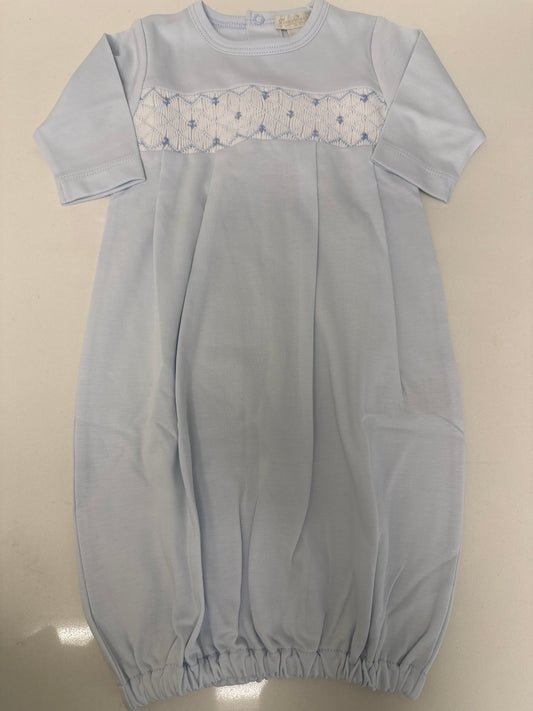 SUMMER ANCHORS SMOCKED SACK - LIGHT BLUE