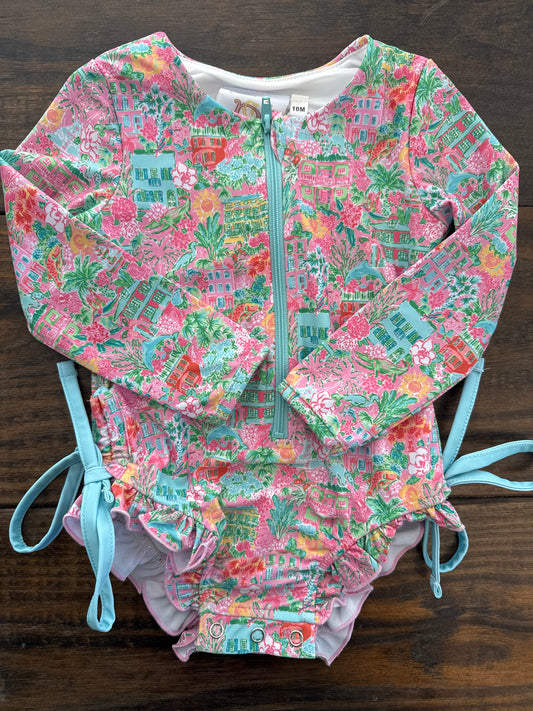 CHARLESTON PRINT RASHGUARD