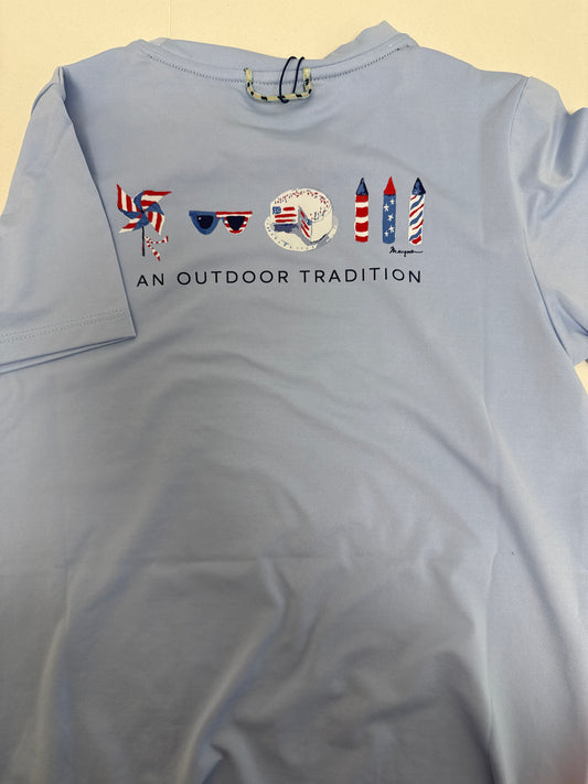 BOYS PRO PERFORMANCE SS T-SHIRT - WINDSURFER