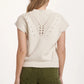 CROCHET DETAIL SWEATER - IVORY
