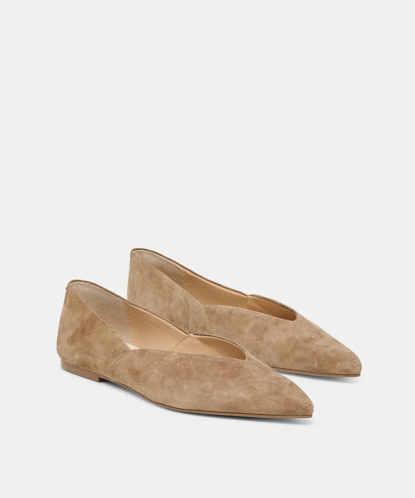 GEMA FLATS - TAUPE SUEDE