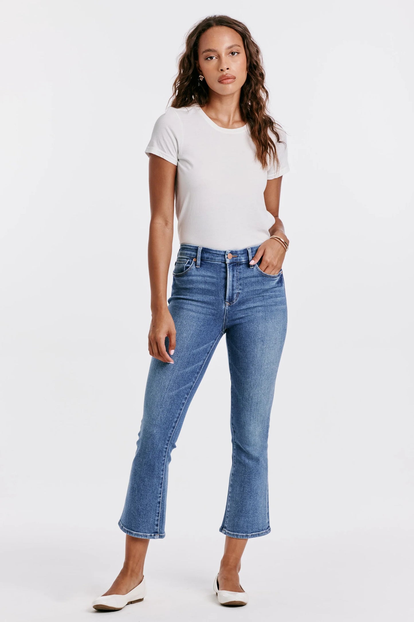 JEANNE SUPER HIGH RISE CROPPED JEAN - WEXFORD