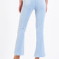 SUPER HIGH RISE CROPPED FLARE JEANS - SKY