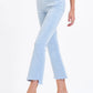SUPER HIGH RISE CROPPED FLARE JEANS - SKY