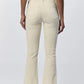 JEANNE MID RISE CROPPED FLARE JEANS - WHEAT