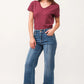 HOLLY SUPER HIGH RISE CUFFED STRAIGHT JEANS - PROVANCE