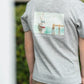 SHRIMP BOAT GRAPHIC TEE - GREY HEATHER