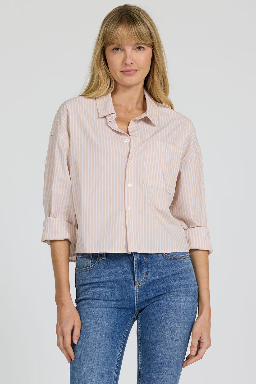 ADRIANNA SHIRT - MOJAVE STRIPE