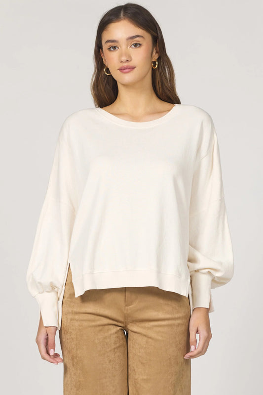 TRENTON TOP - WHITECAP GRAY