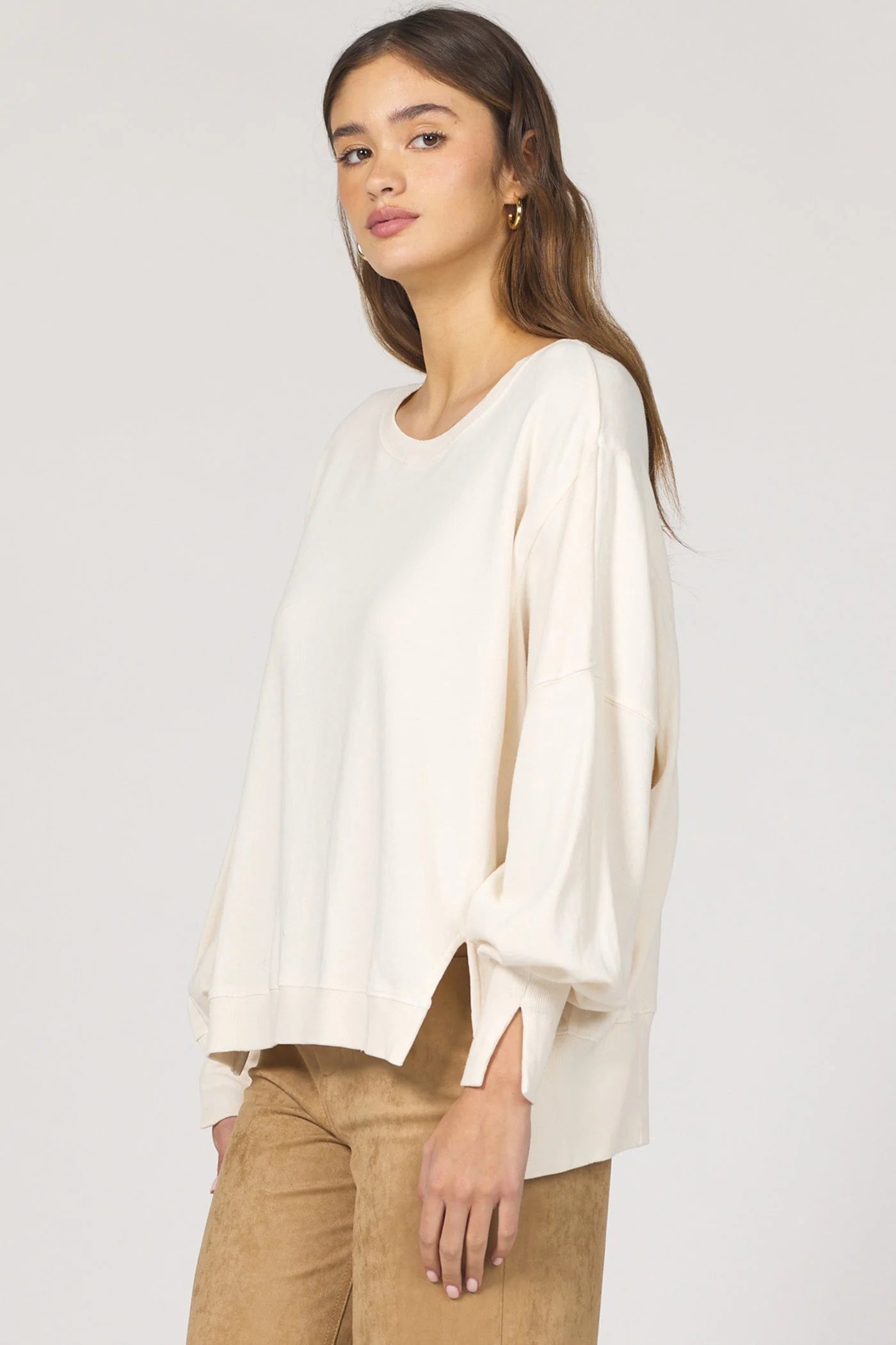 TRENTON TOP - WHITECAP GRAY