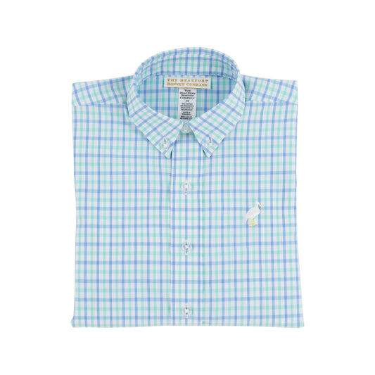 DEAN'S LIST DRESS SHIRT - SUNRISE BLVD BLUE/TURKS TEAL