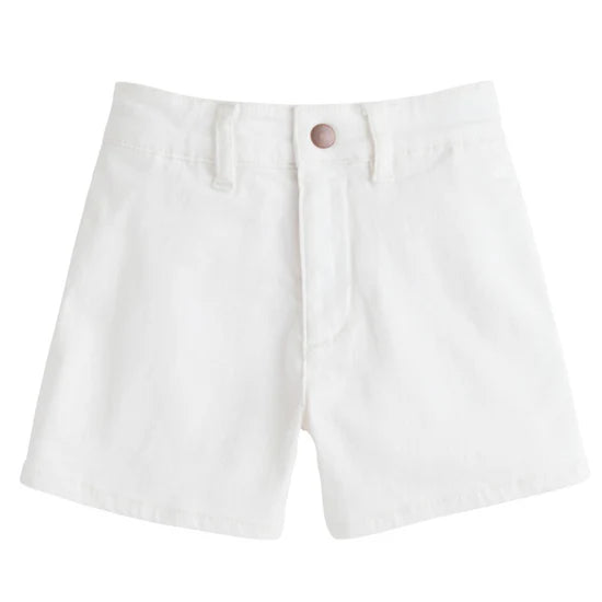 DENIM SHORTS - IVORY DENIM
