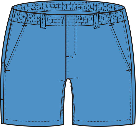 BOYS SHORELINE SHORT - BOAT BLUE