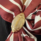SALLY SCARF SLIDE FOOTBALL - GOLD