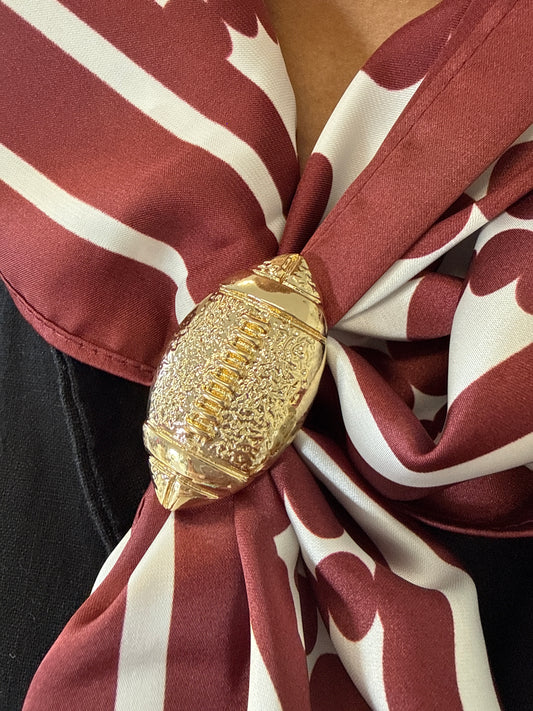SALLY SCARF SLIDE FOOTBALL - GOLD