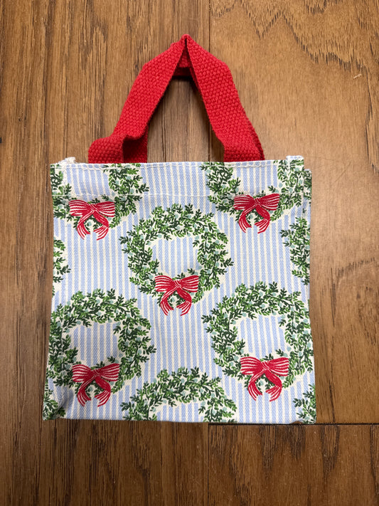 PETITE CARRY TOTE WREATH & RIBBON