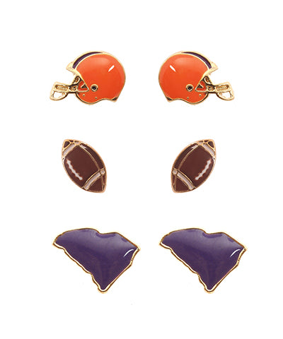GAMEDAY TRIO EARRINGS - ASSORTED