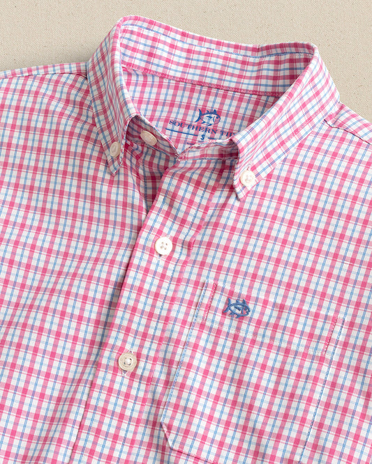 YOUTH BROAD CREEK SPORTSHIRT - VERY BERRY