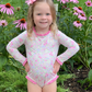 LEIGHTON ONE PIECE RASH GUARD - FUCHSIA FLORAL