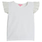 EYELET TOP - WHITE