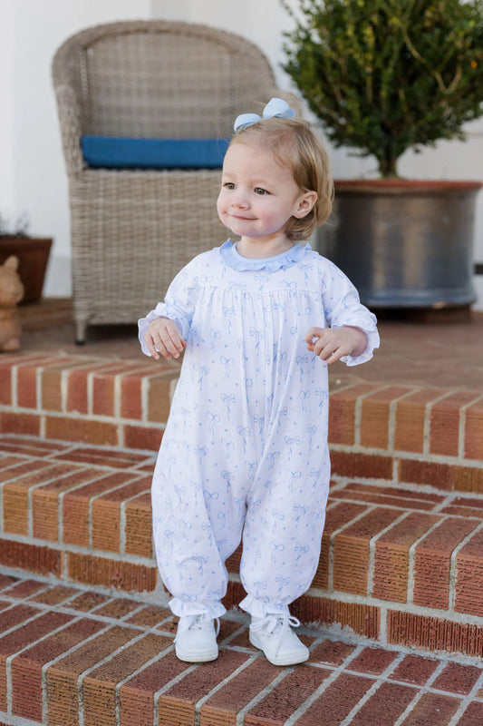 LILA LONG BUBBLE - BLUE BOWS