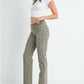 HIGH RISE STRAIGHT LEG - LEOPARD