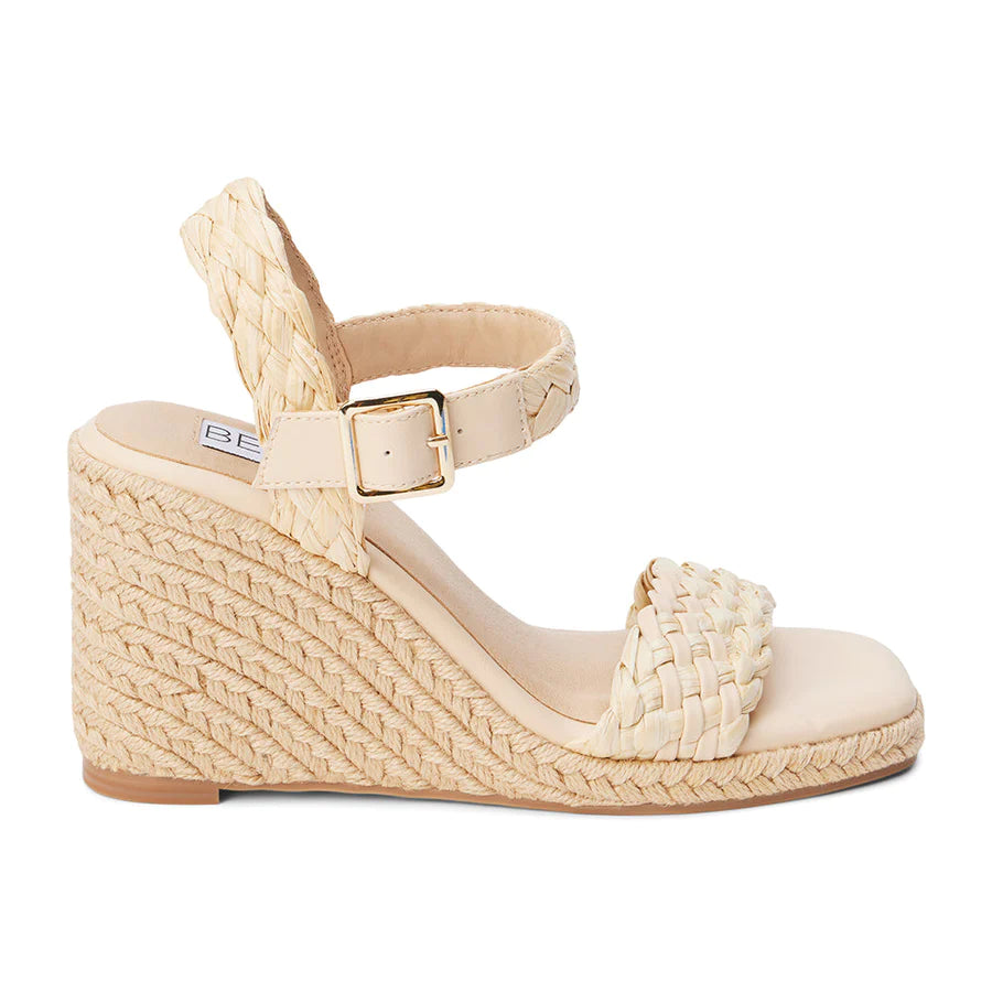 GETTY WEDGE SANDAL - NATURAL/TAN