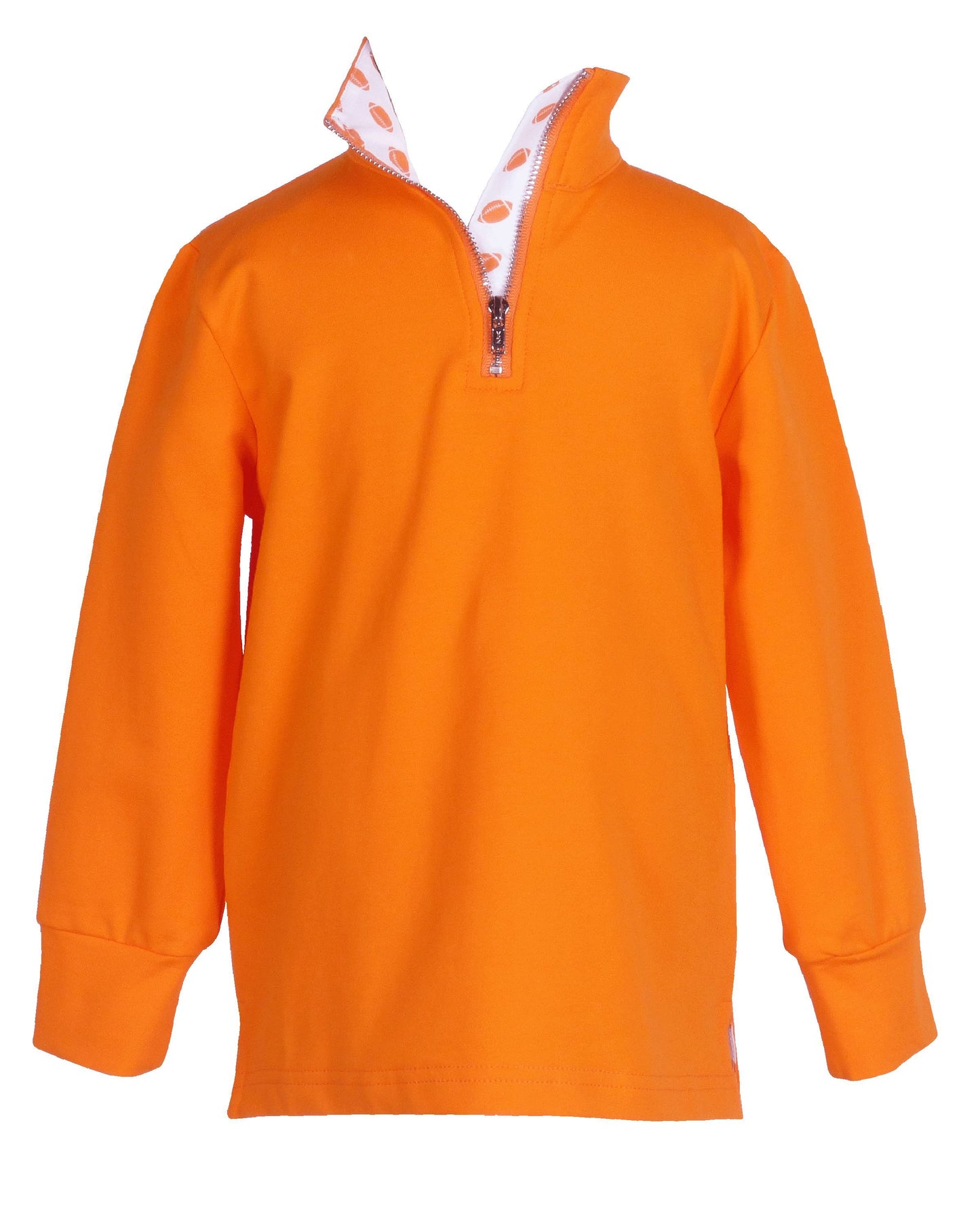 GAME DAY QUARTER ZIP - ORANGE