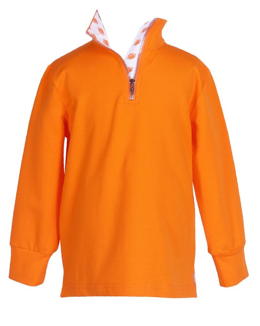 GAME DAY QUARTER ZIP - ORANGE