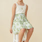 GIRLS MIX MEDIA TANK DRESS - IVORY