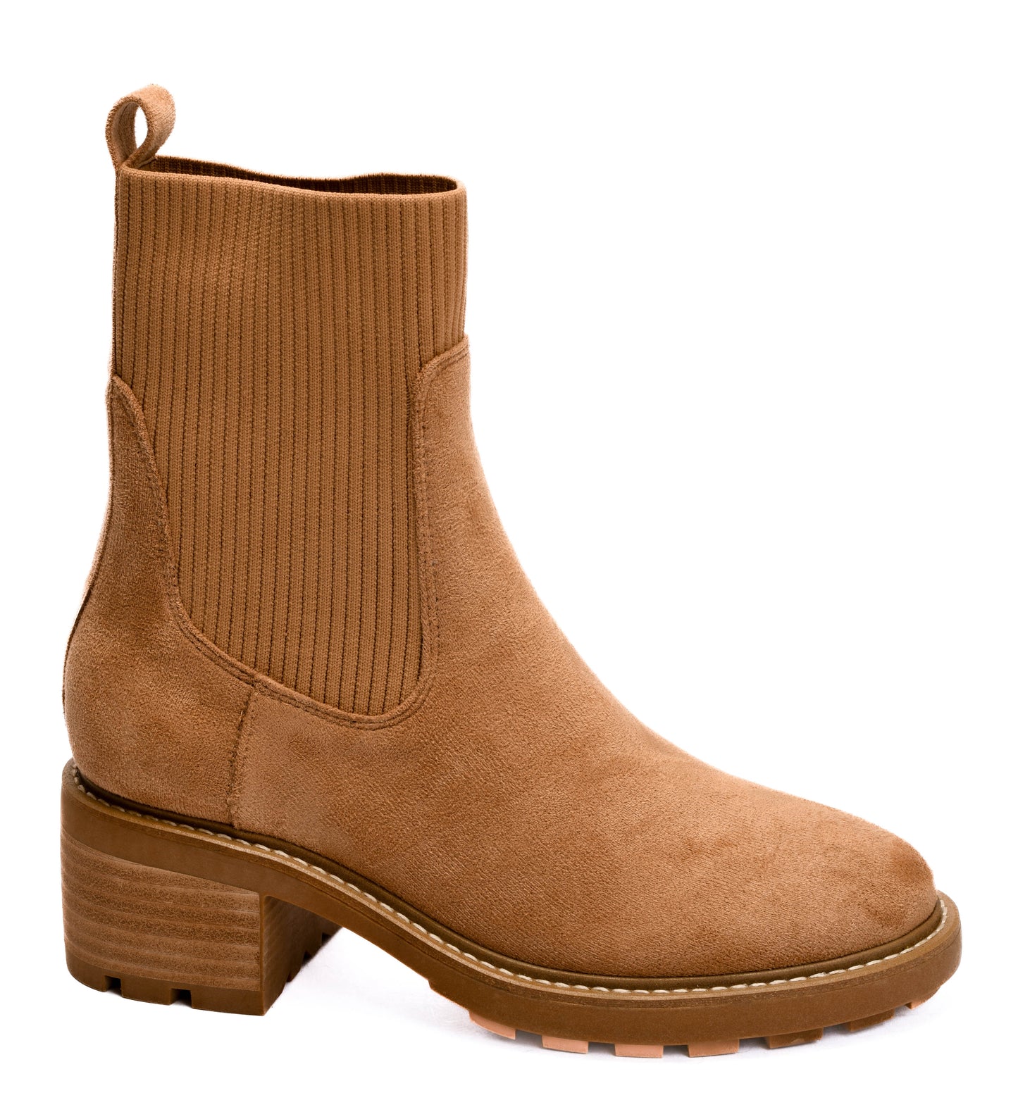 GOODNESS GRACIOUS - CAMEL FAUX SUEDE