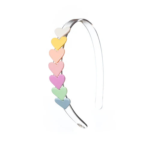 PASTEL CANDY HEARTS HEADBAND