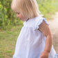 NATALIE BLOOMER SET - BLUE SWISS DOT