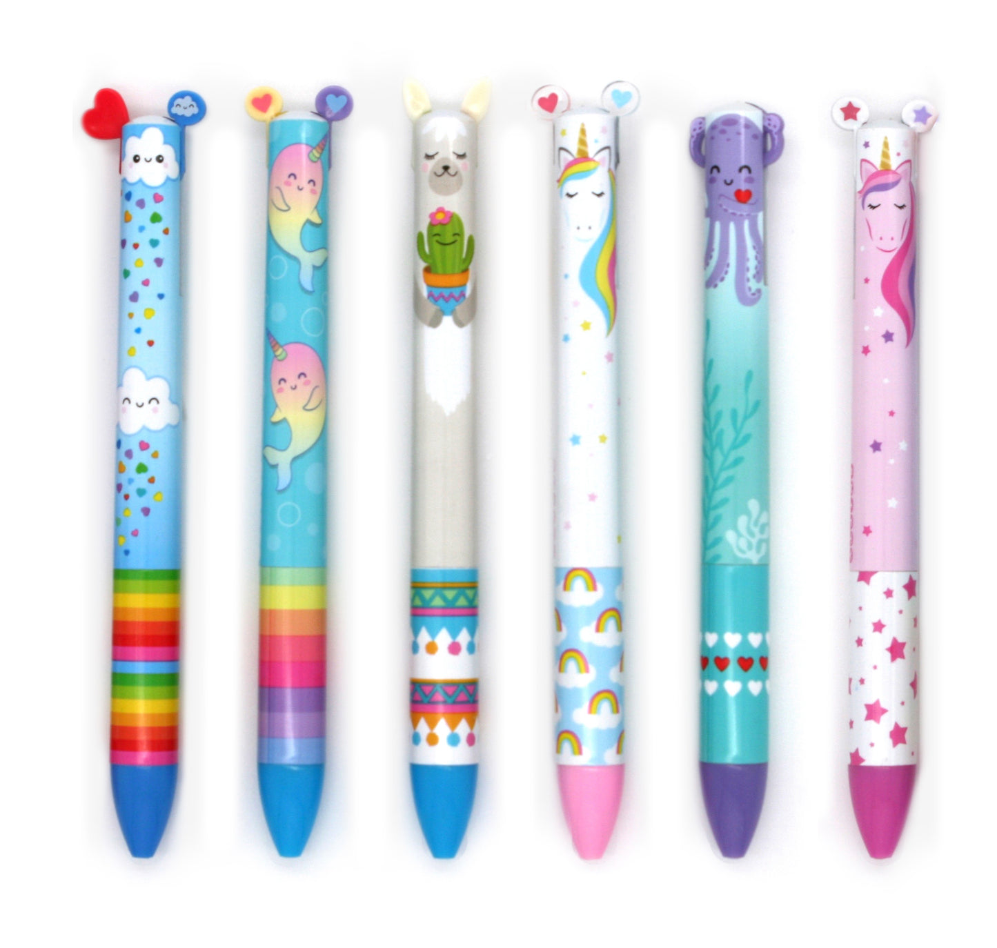 2 COLOR MAGICAL CLICK PENS - ASSORTED