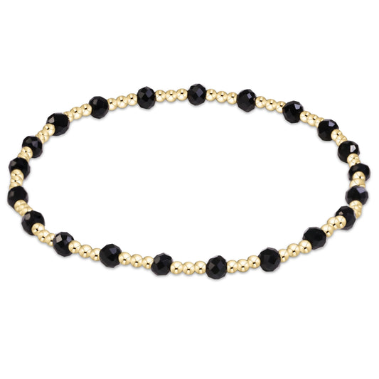 GAMEDAY FLIRTY SINCERITY  BRACELET - BLACK
