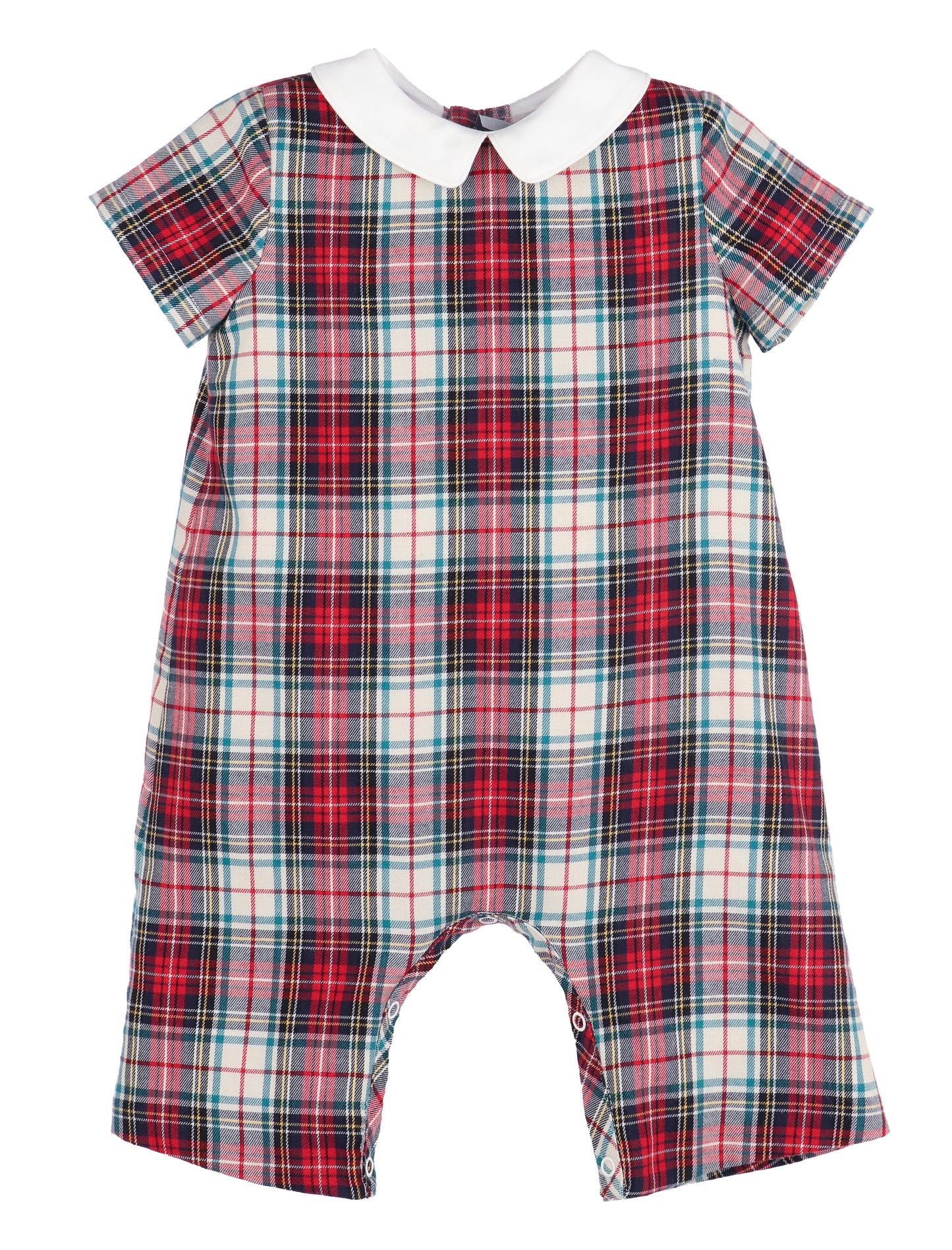 GINGERBREAD PLAID BOY LONGALL - RED