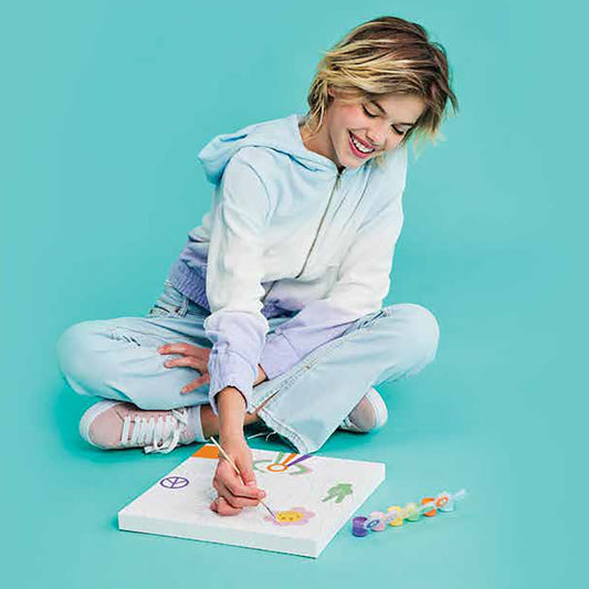 GOOD VIBES PAINT BY NUMBER SET